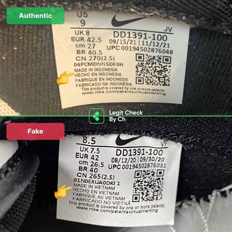 are nike shoes made in indonesia fake